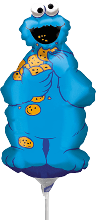 Sesame Street Elmo - Cookie Monster (800x800), Png Download