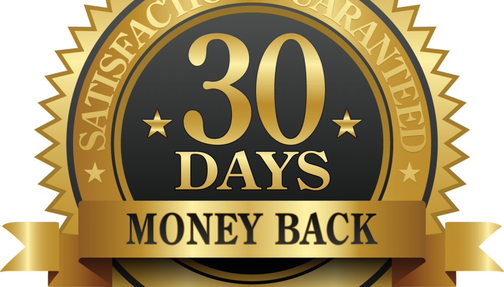 Guarantee 30 Days - Label (1000x570), Png Download