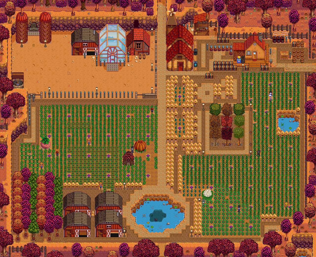 Hi - Stardew Valley Plan Layout (1280x1040), Png Download