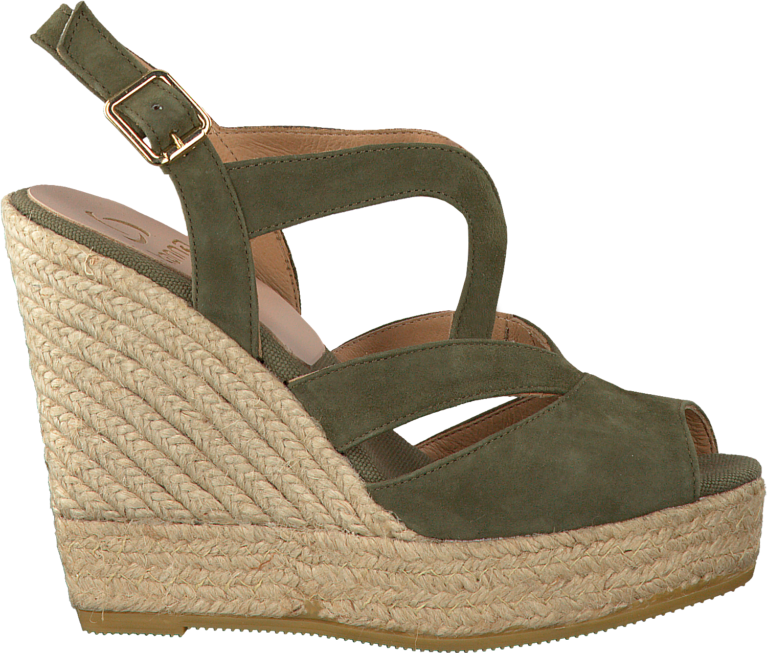 Green Kanna Espadrilles Kv4043 - High Heels (1500x1292), Png Download