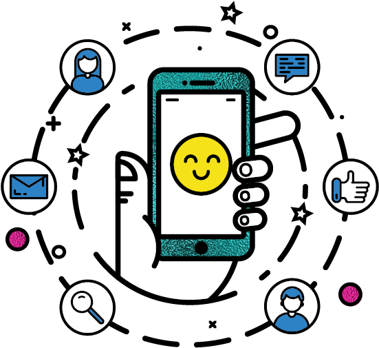 Social Media Marketing - Mobile App (600x600), Png Download