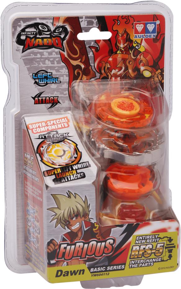 Boys Nado Gold Flame Beyblade - Action Figure (640x960), Png Download