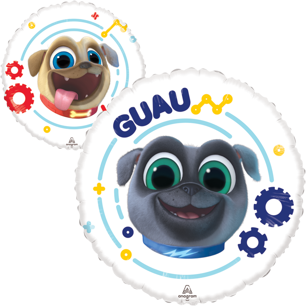 Puppy Dog Pals - Globos Puppy Dog Pals (1000x1000), Png Download