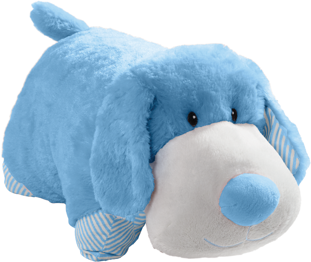 My First Blue Puppy Pillow Pet - Stuffed Toy (1000x1000), Png Download