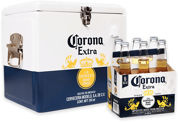Cooler Corona - Corona Extra (705x486), Png Download