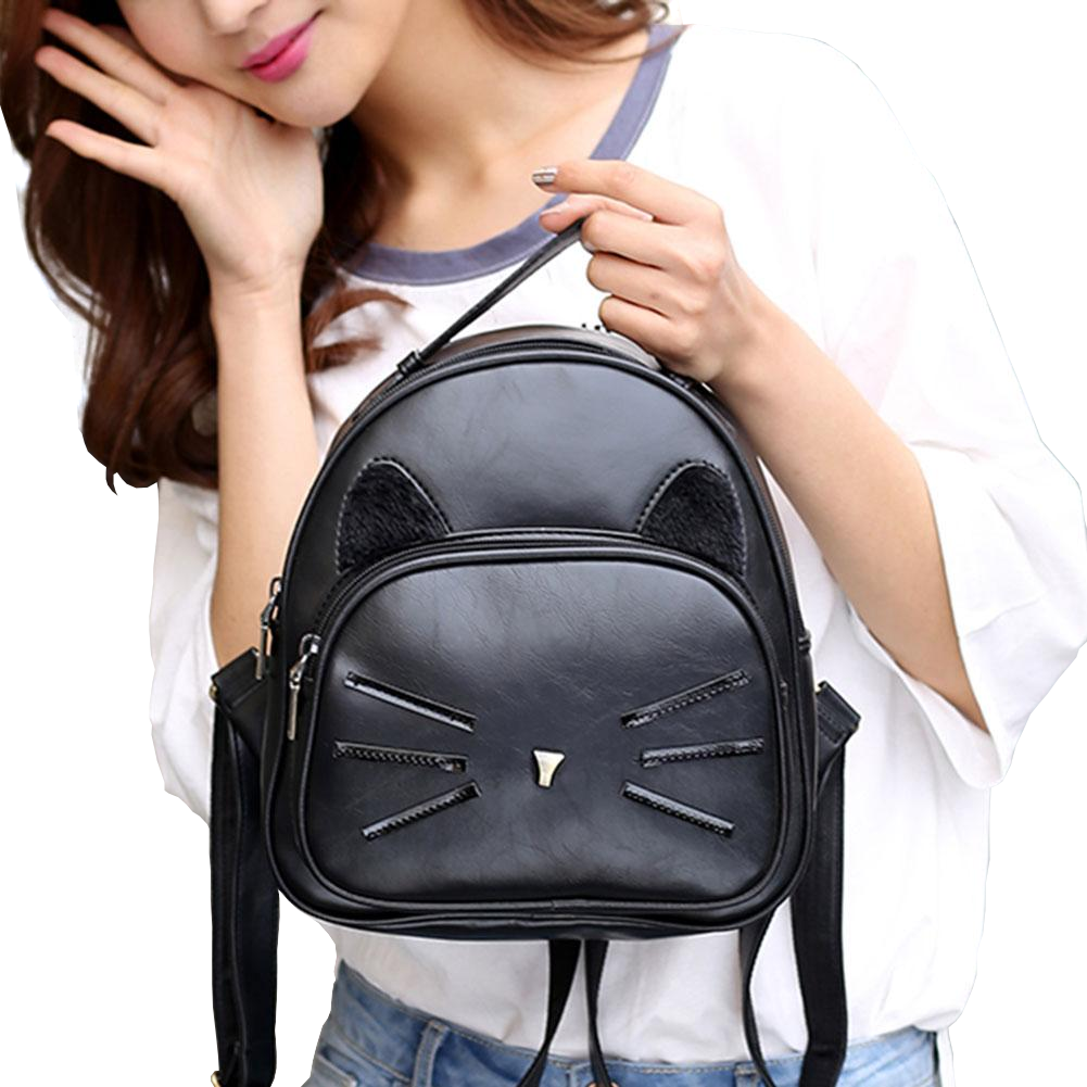 Designer Leather Kitty Backpack - Backpack (1001x1001), Png Download