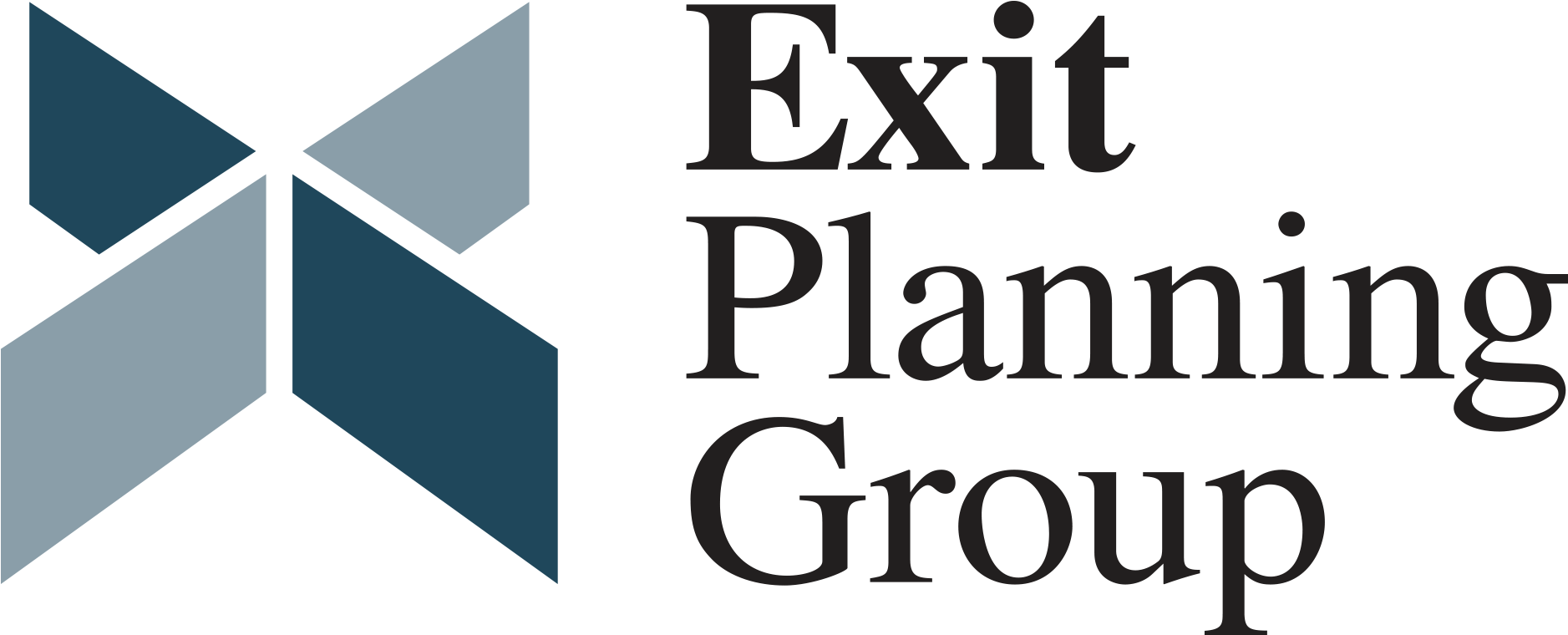 Exit Planning Group Logo Colour - Poster (1950x825), Png Download