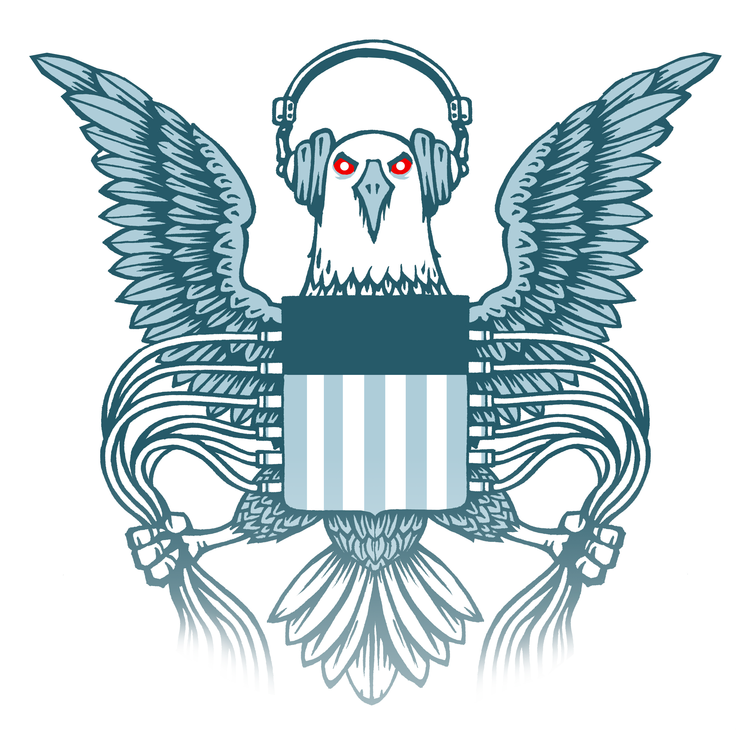 26 3697537 Nsa Eagle No Circle 22 Oct 2014 - Nsa Hack (2512x2512), Png Download