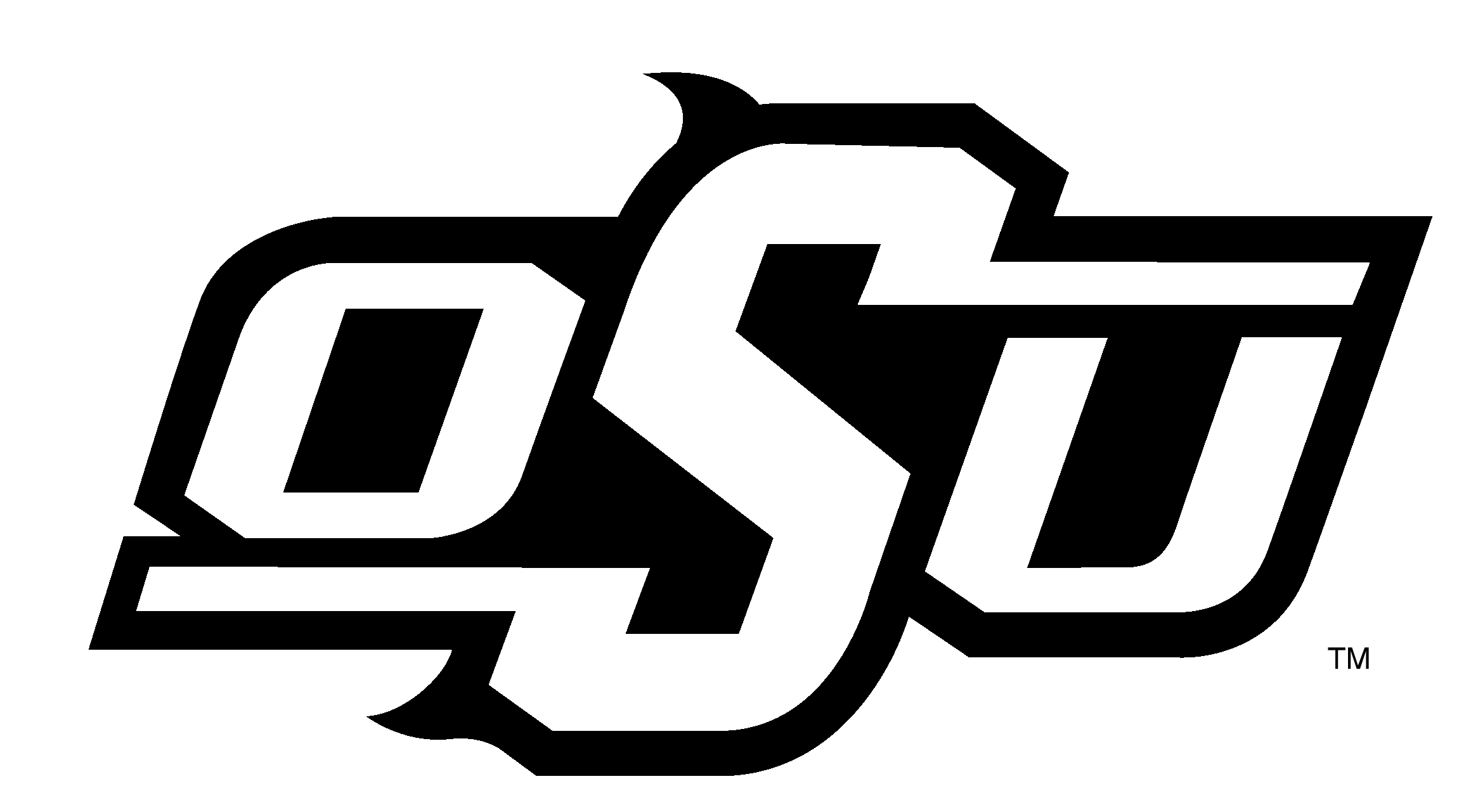 Osu Logo Black And White - Oklahoma State University Flags (2400x2400), Png Download