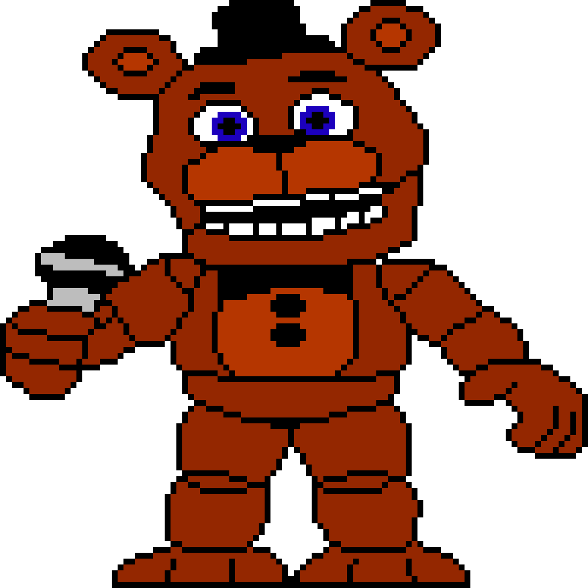 Freddy Fnaf World - Fairy Tail Happy (1200x1200), Png Download