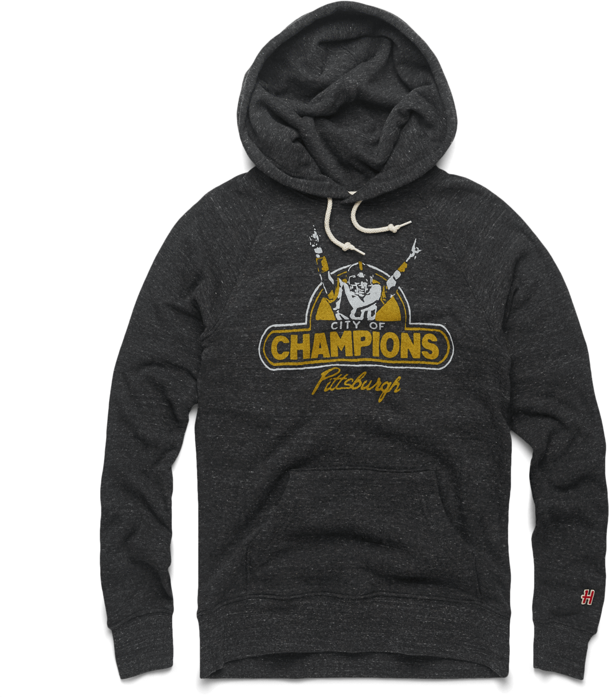 Pittsburgh Football City Of Champions Hoodie Retro - Hard Rock Cafe Hoodie Blue (1600x1600), Png Download