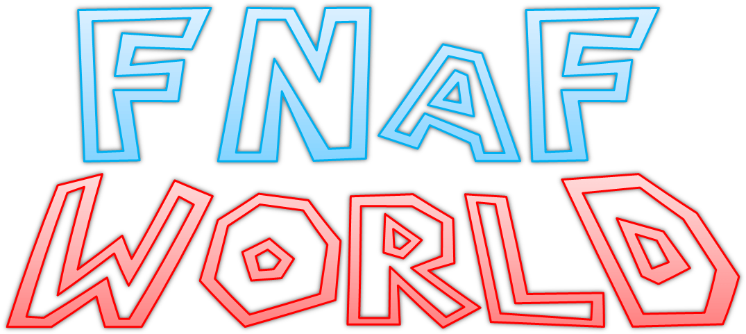 Fnaf World Logo 2 By Rebecca - Fnaf World (1148x485), Png Download