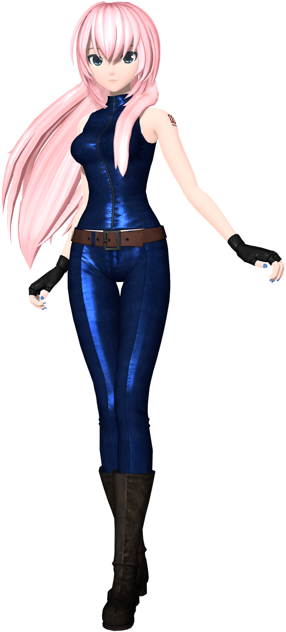 Project Diva Arcade Future Tone Vf Suit Luka By Wefede - Megurine Luka Vf Suit (613x1303), Png Download