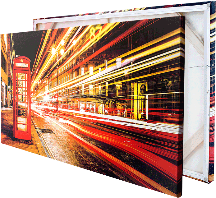 Stretched Frame Canvas Print - Canvas Print Png (750x669), Png Download