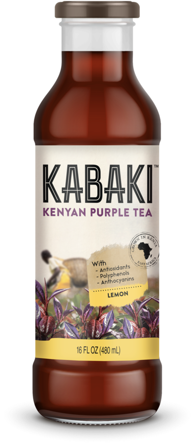 Kabaki Kenyan Purple Tea Lemon 16 Fl Oz 6-pack - Tea (1000x1000), Png Download