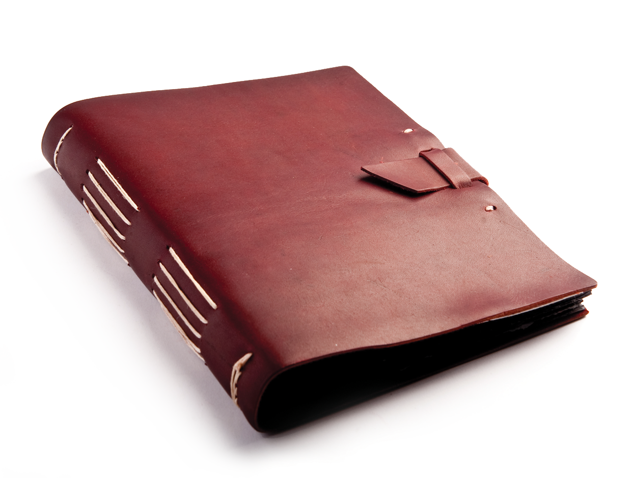 Rustic Family Photo Album - Leather (1239x939), Png Download