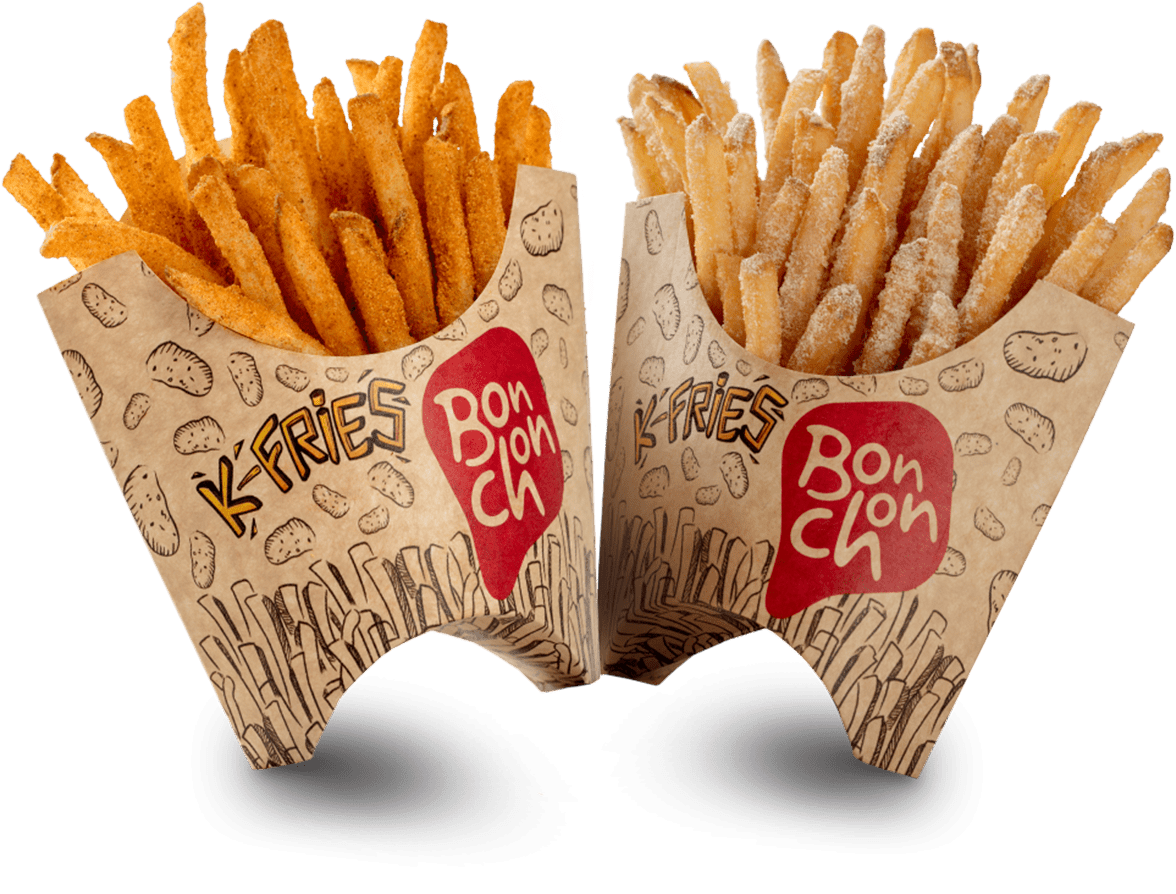 Flavored K-fries - Bonchon Chicken (1334x1334), Png Download