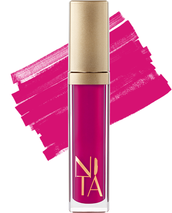 Saree Matte Liquid Lipstick In Purple - Nita Cosmetics Kebaya Lip (1000x1000), Png Download