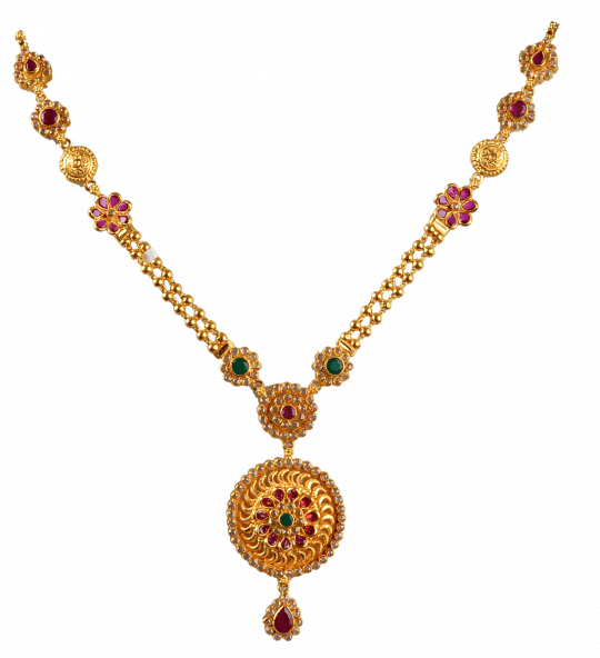 Necklace (540x592), Png Download