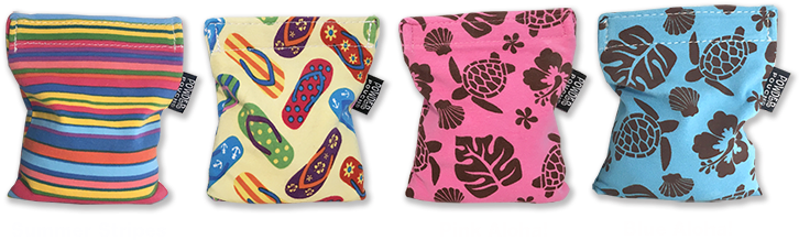 Powder Pouch® The Easy Way To Brush Off Sand Buy Now - Coin Purse (1105x400), Png Download