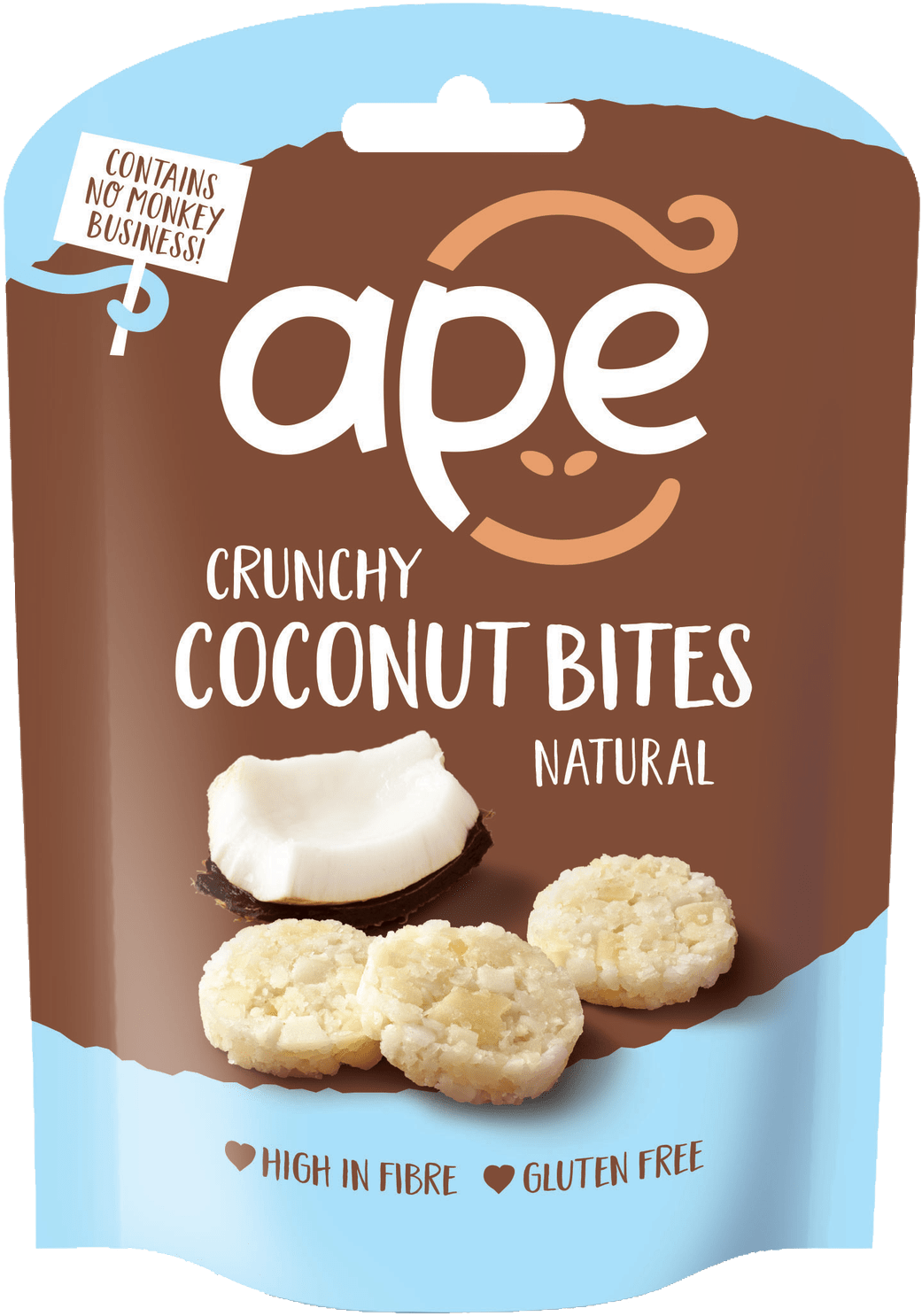 Ape Coconut Bites Natural 30g (700x911), Png Download