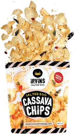 Salted Egg Cassava Chips - Irvins Salted Egg Cassava Chips (500x750), Png Download