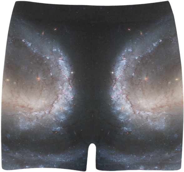 Barred Spiral Galaxy Ngc 1300 Briseis Skinny Shorts - Briefs (1000x1000), Png Download