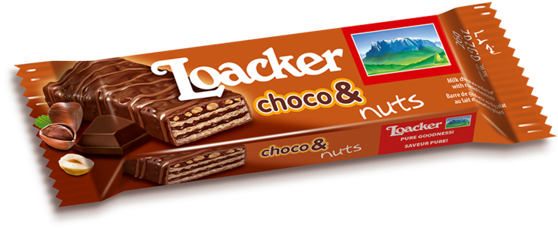 Nuts - Loacker Biscotti (600x600), Png Download