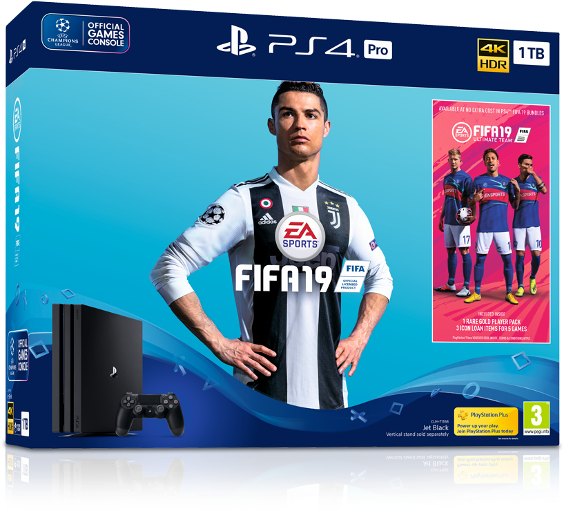 Ps4 Pro 1tb Fifa 19 Console - Playstation 4 Технополис (950x780), Png Download