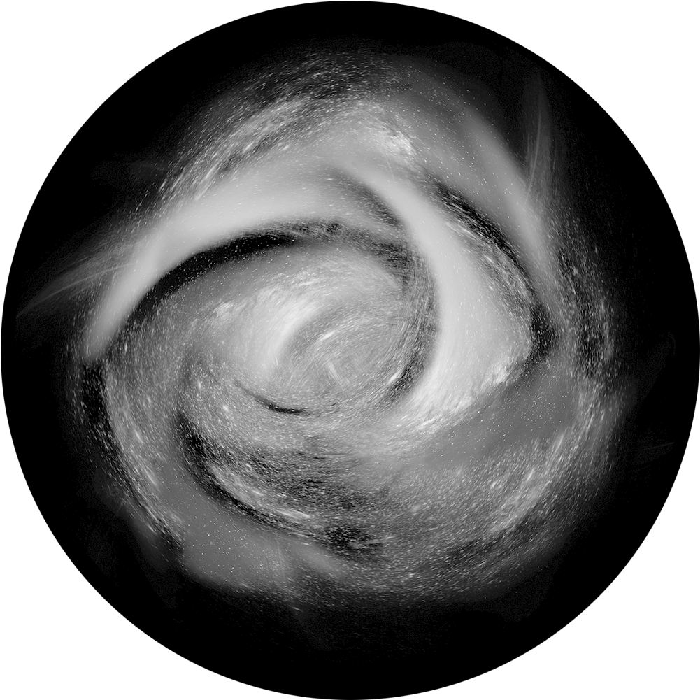 Apollo Design Sr-6201 Infinite Wave B&w Superresolution - Milky Way (1200x1200), Png Download