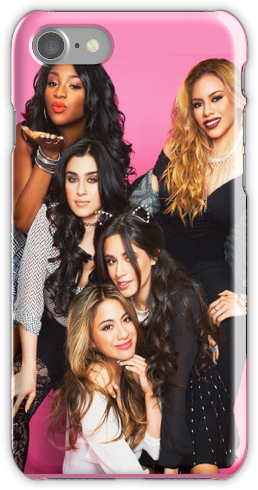 5h Pink Group Photo Iphone 7 Snap Case Ally Brooke, - Fifth Harmony Foto Vertical (750x1000), Png Download