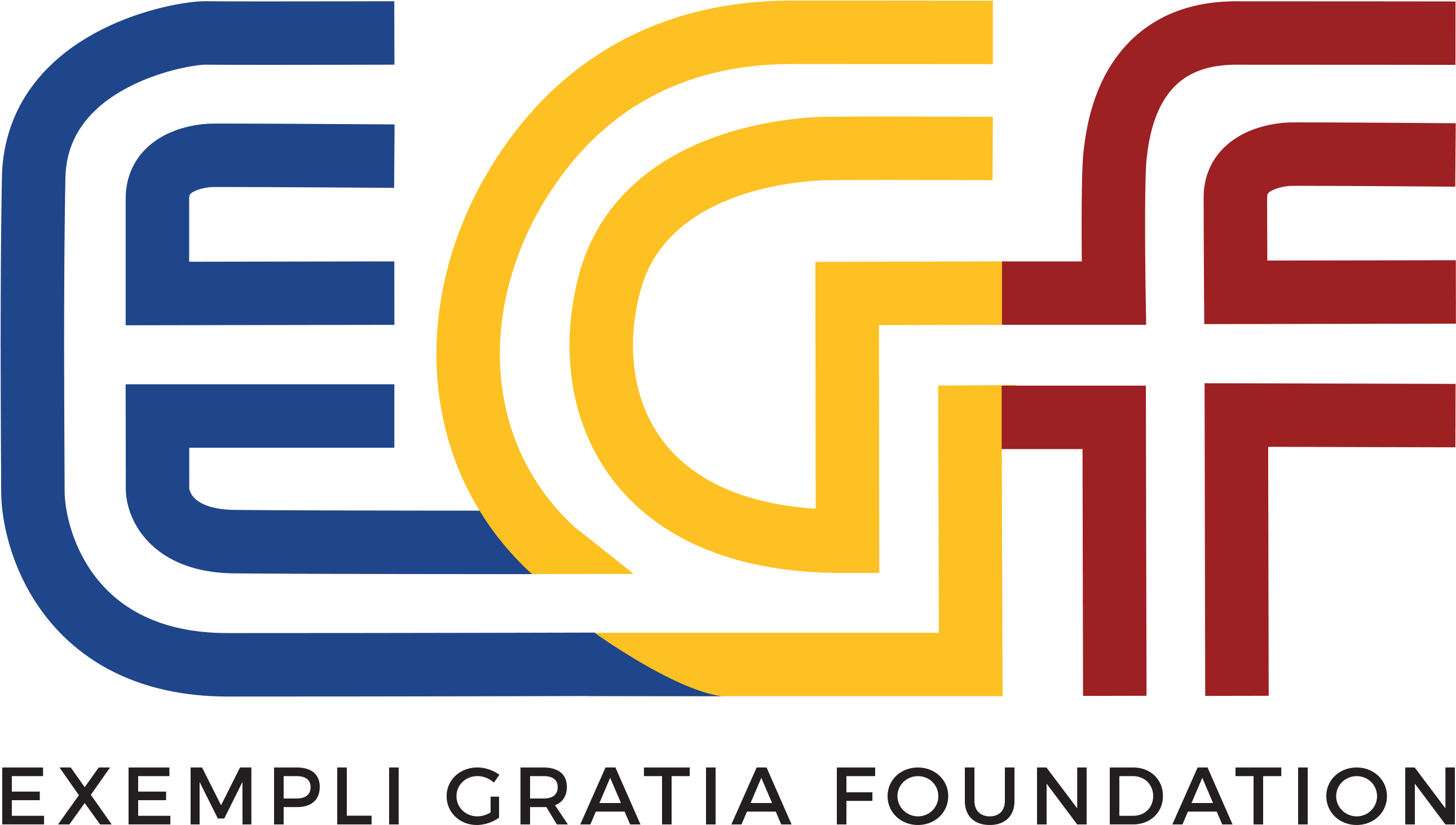 Exempli Gratia Foundation Unveils New Logo - Graphic Design (2833x1654), Png Download