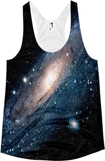 Galaxy Racerback Tank - Andromeda Galaxy (600x600), Png Download