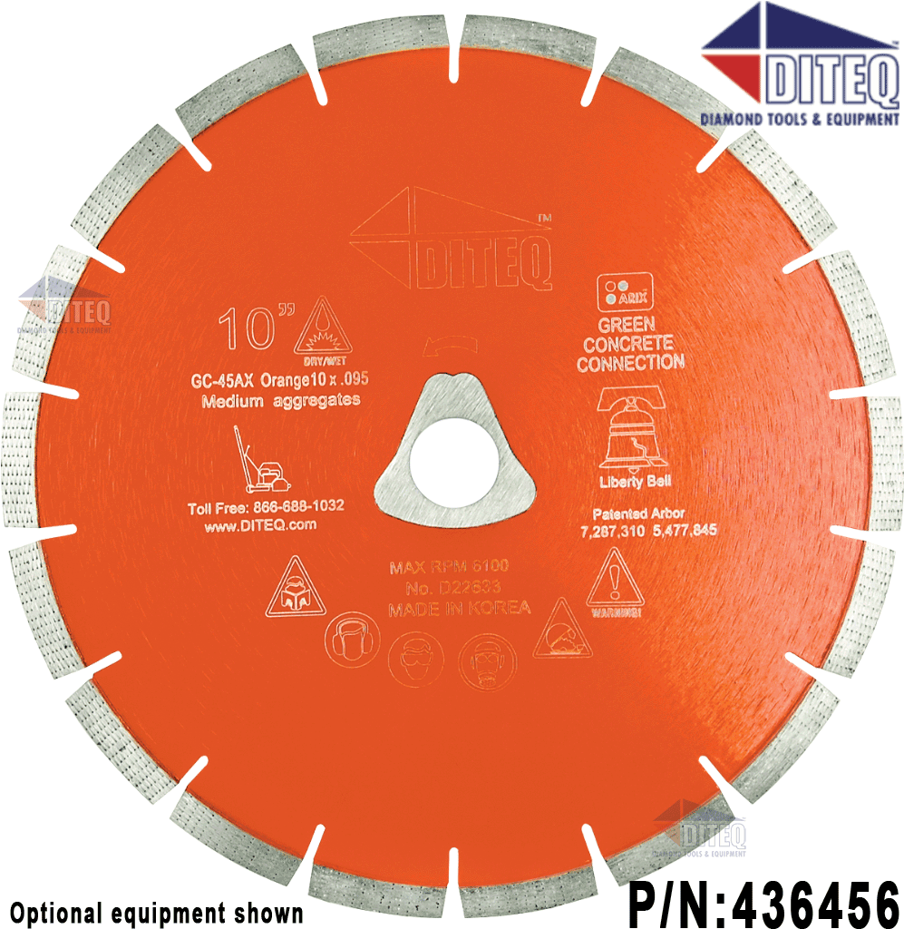 Liberty Bell Blade Arbor 6"-14" Blades - Diamond Blade (1000x1035), Png Download