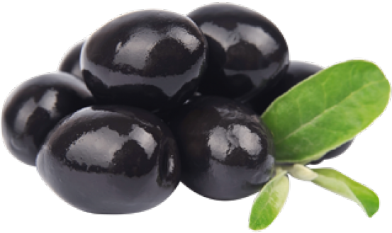 Java Plum Clipart Jamun - Black Olives Png (640x480), Png Download