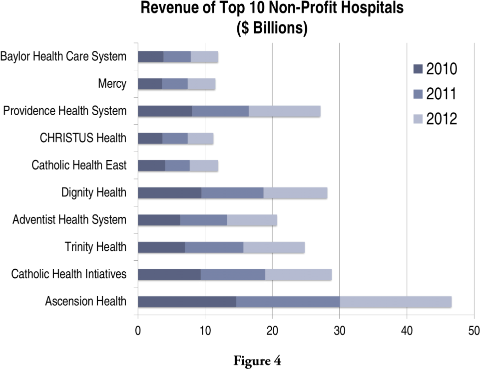Top 10 Rev1 - Hospital Revenue Breakdown (1024x768), Png Download