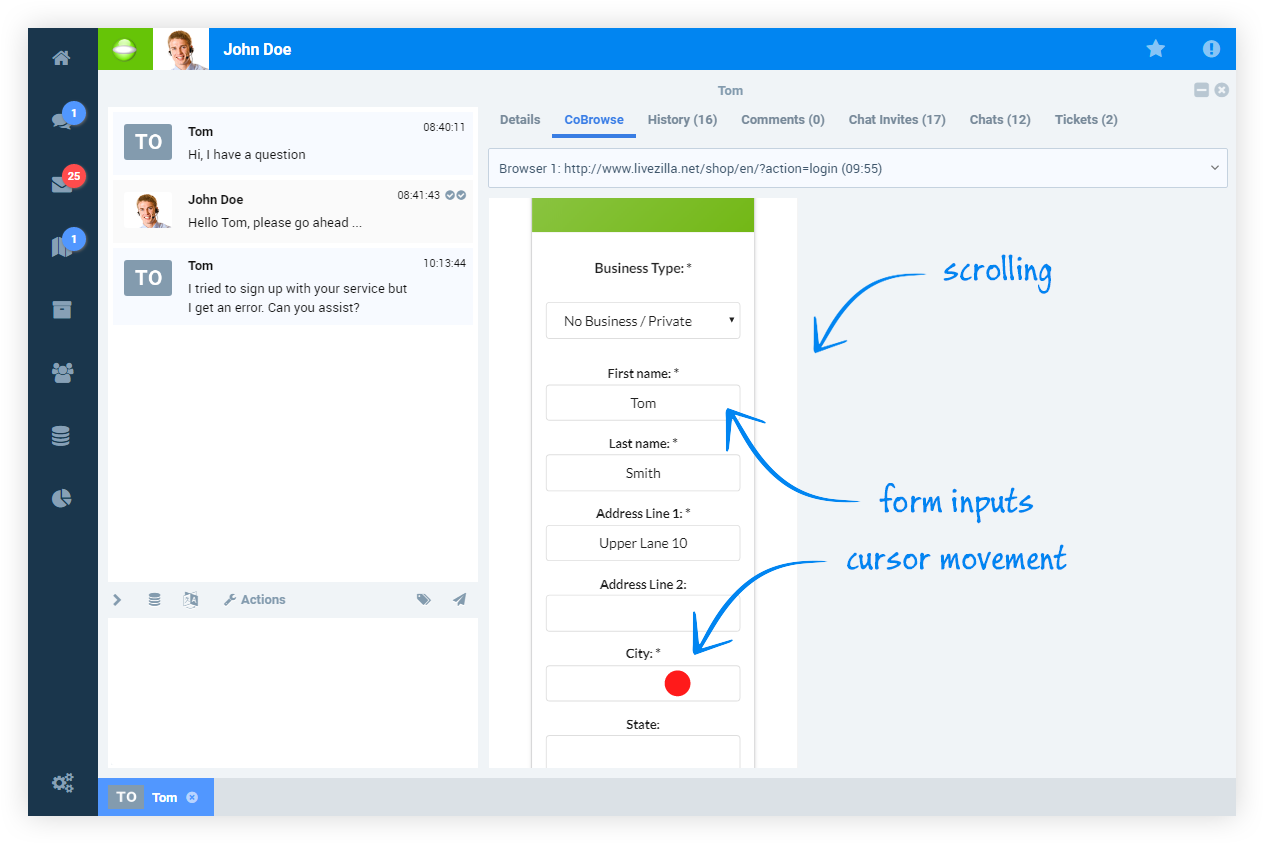 Livezilla Live Chat Software - Livezilla Attachment (1310x888), Png Download