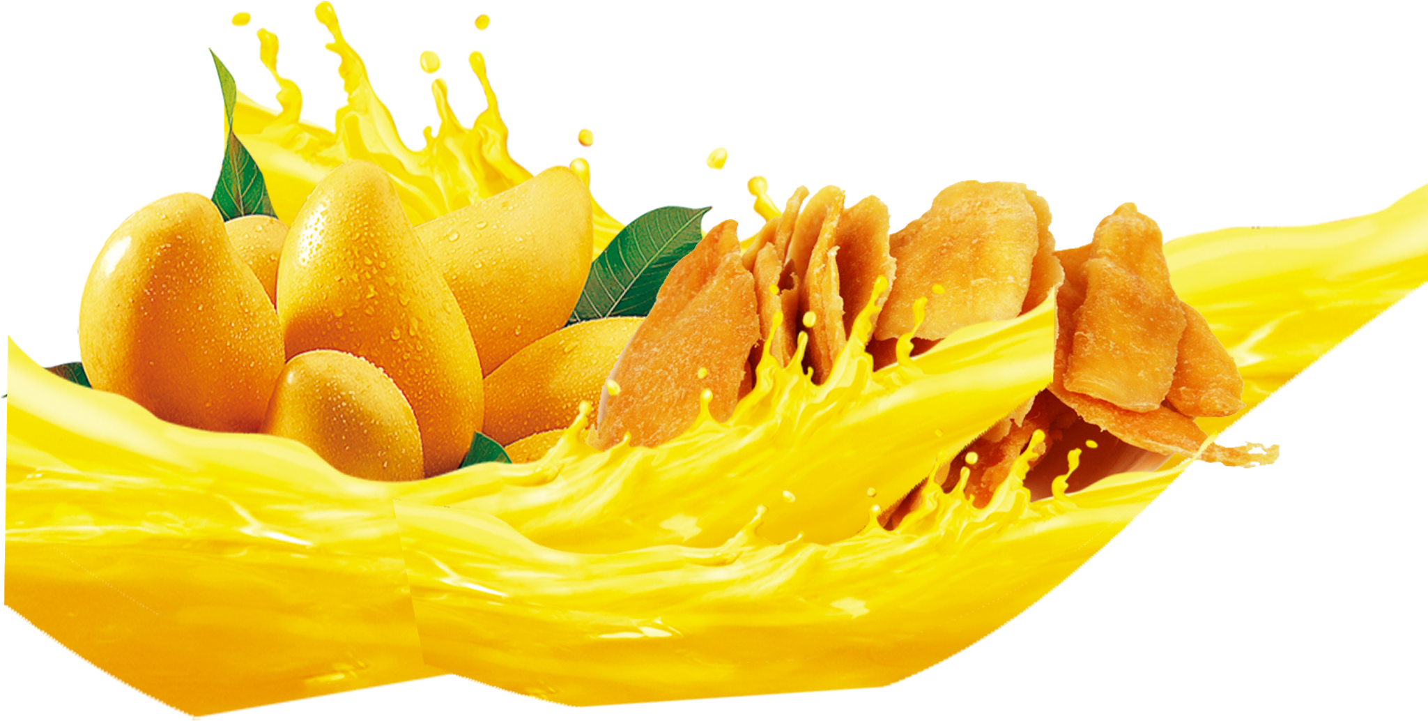 Juice, Mango, Clip Art, Manga, Juices, Juice Fast, - Mango Juice Splash Png (2048x1135), Png Download