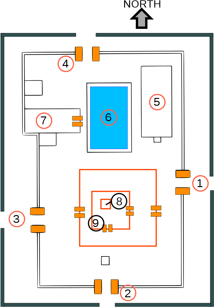 10th To 13th Century Chidambaram Nataraja Temple Plan - Chidambaram Nataraja Temple Plan (970x1133), Png Download