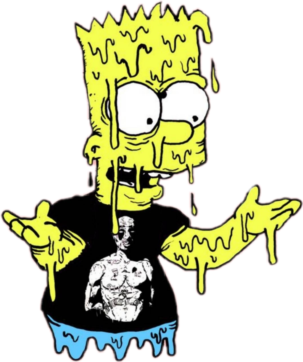 Krishna Sticker - Simpson Png (1024x1225), Png Download