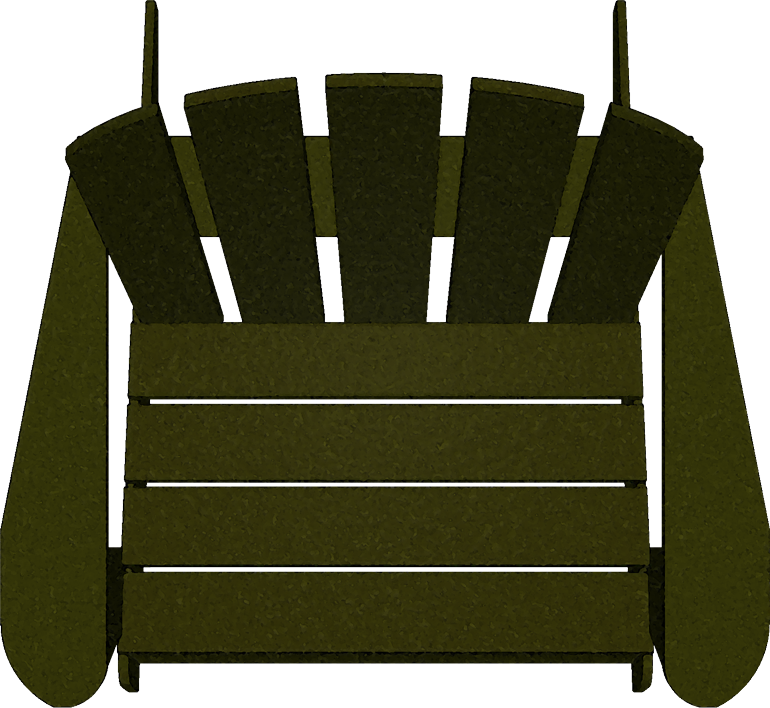 Top View Wood Chair Patio Architecture Cutout - Wood (770x708), Png Download