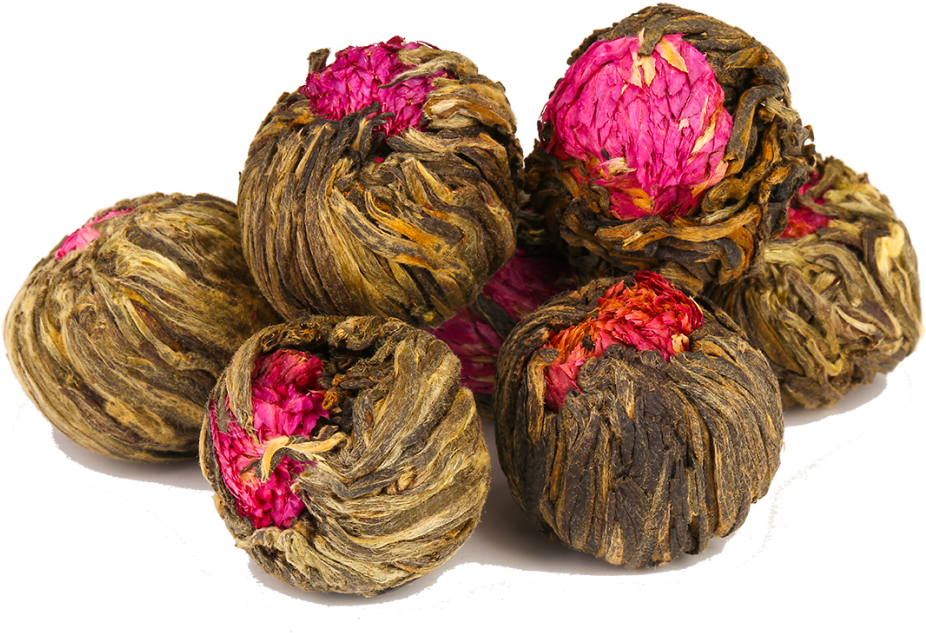 Organic Fairtrade Flowering Tea Divine - Blooming Tea Png (1200x801), Png Download