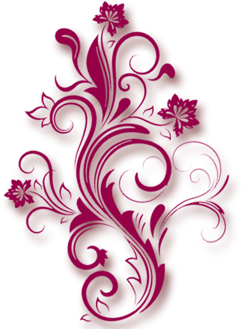 Png, Ai, Eps, And Psd Format Are All Available - Black And White Flower Design (788x1072), Png Download