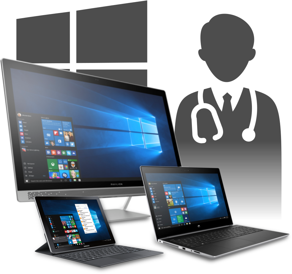 In Home / On Site Computer Repair - Hewlett-packard (1024x1024), Png Download