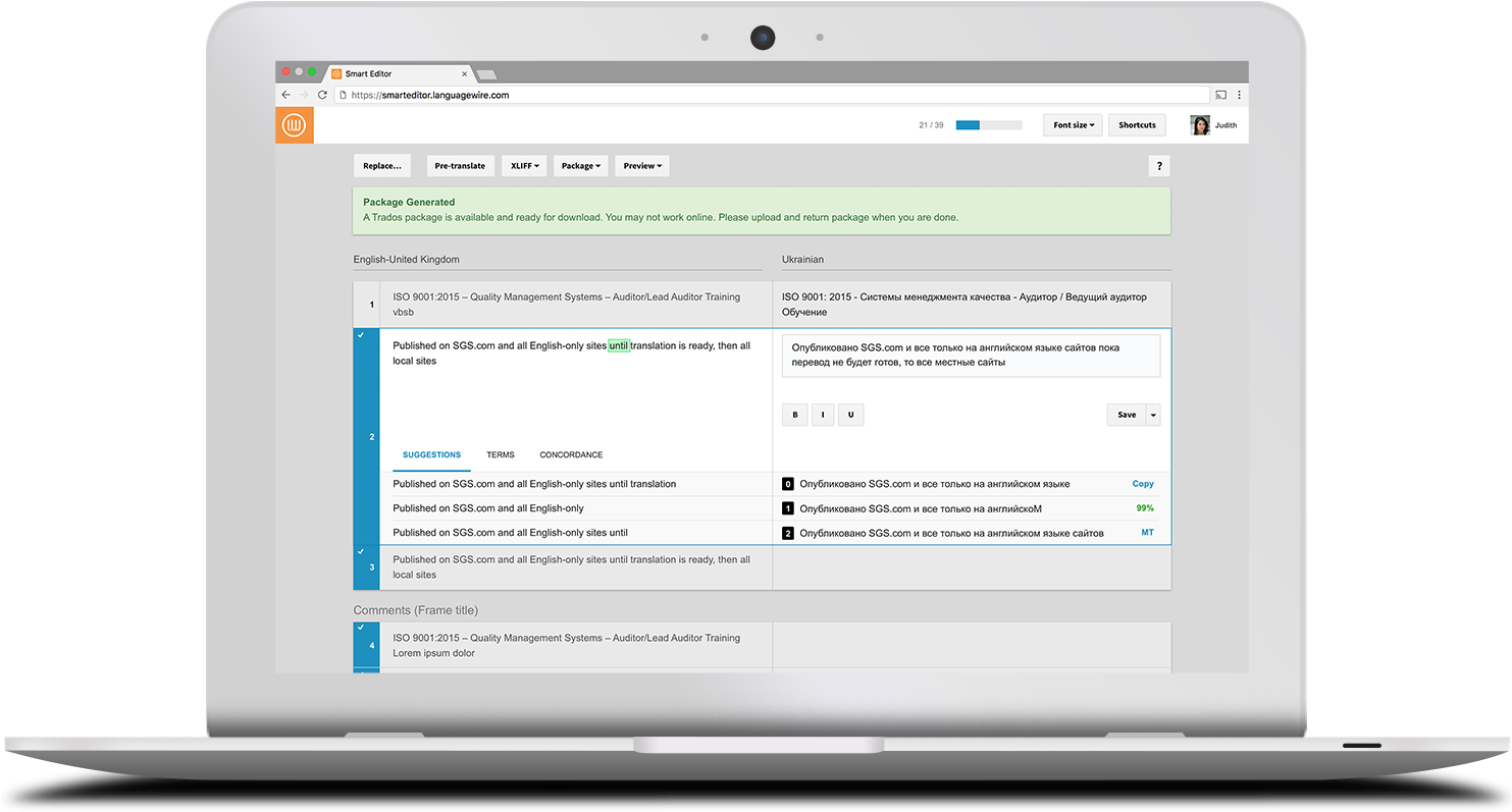 The Smart Editor Reduces Clutter So Language Experts - Retargeting Gif (1536x864), Png Download