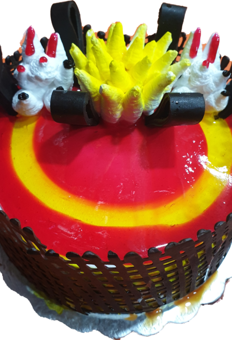 Fresh Cream Bday Cake - Birthday Cake (480x702), Png Download