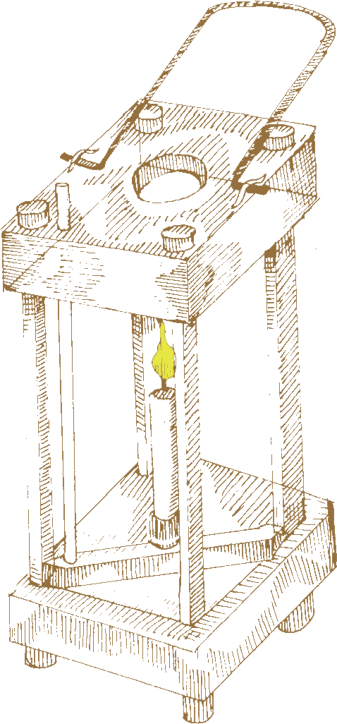 Candel Lantern1 158×300 - Architecture (570x1083), Png Download