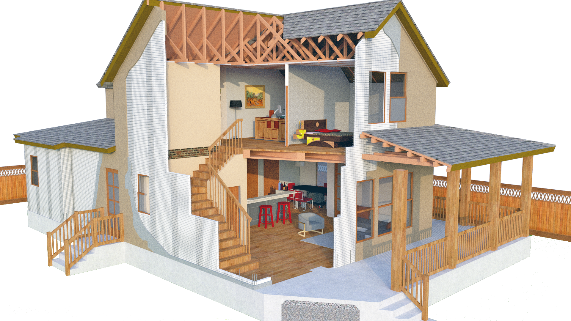 3-d Panel Building System - Rsg 3d (1920x1080), Png Download
