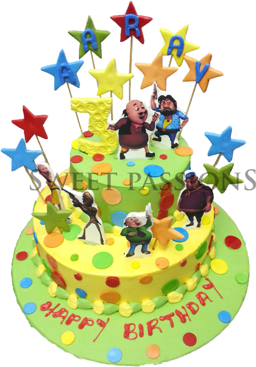 Best Cake Shop In Chembur Mumbai Chocolate Cakes Birthday - Motu Patlu Themed Birthday Cake (600x800), Png Download