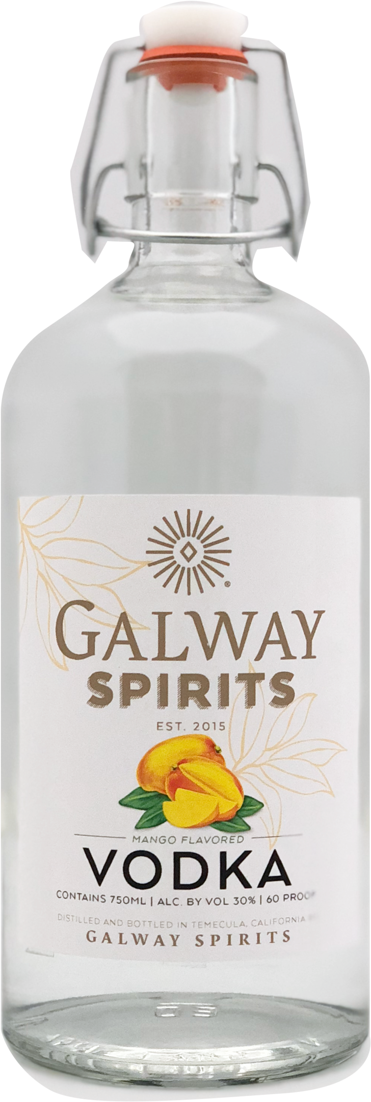 Mango - Glass Bottle (1000x2342), Png Download